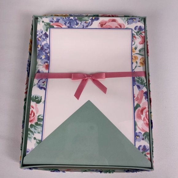 Vintage Creative Papers Coventry Rose Stationery Sealed Floral Gibson 18 Printed - Picture 2 of 9